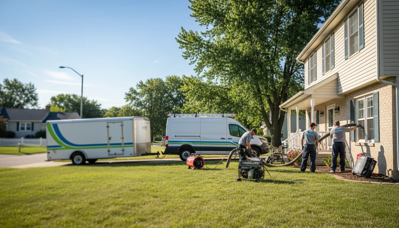 Flooded Basement Restoration And Cleanup With Repair in Naper, NE near me